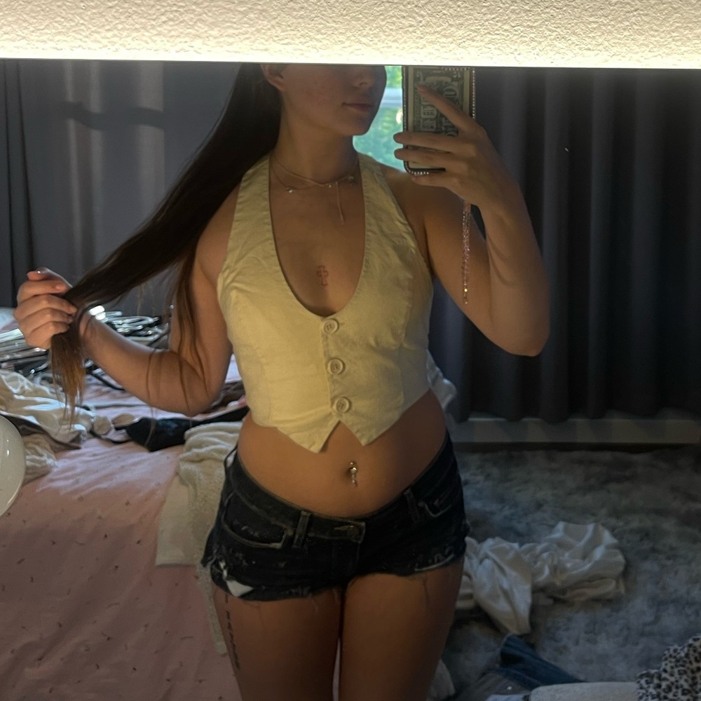 Tank top vest crop